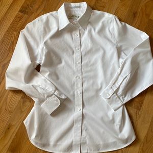 Orvis Classic White Collared Shirt EUC Sz 14